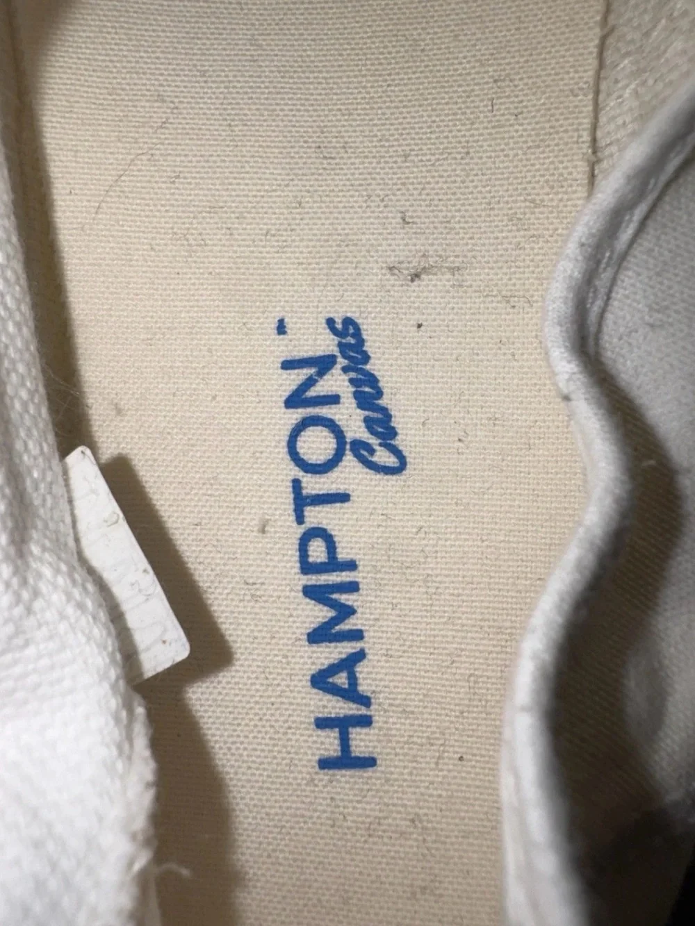 Canvas Slip-On Sneakers in Off-White (US MENS 7) Hampton Canvas